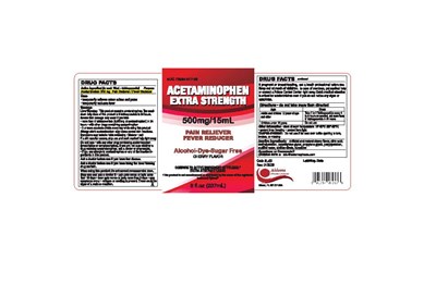 Label (Acetaminophen 8 Oz Label For Print)